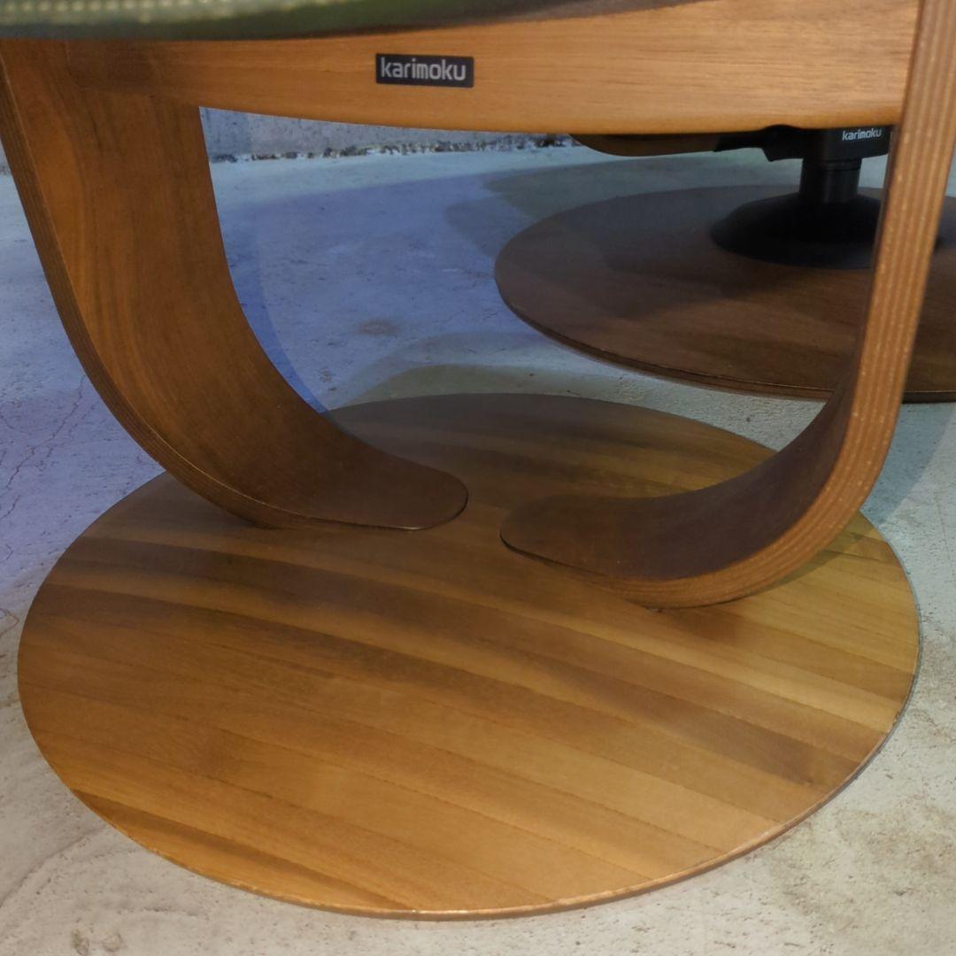 カリモク THE FIRST 本革リクライニングチェア RU72 Mサイズ日本製