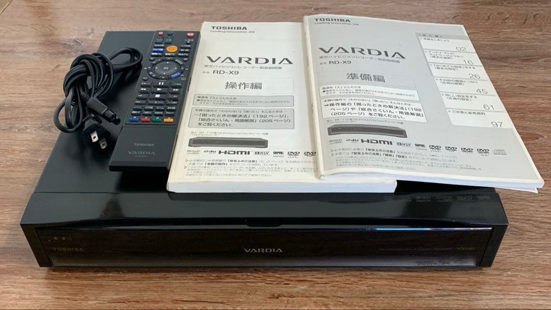 TOSHIBA VARDIA RD-X9 DVD&HDDビデオレコーダー