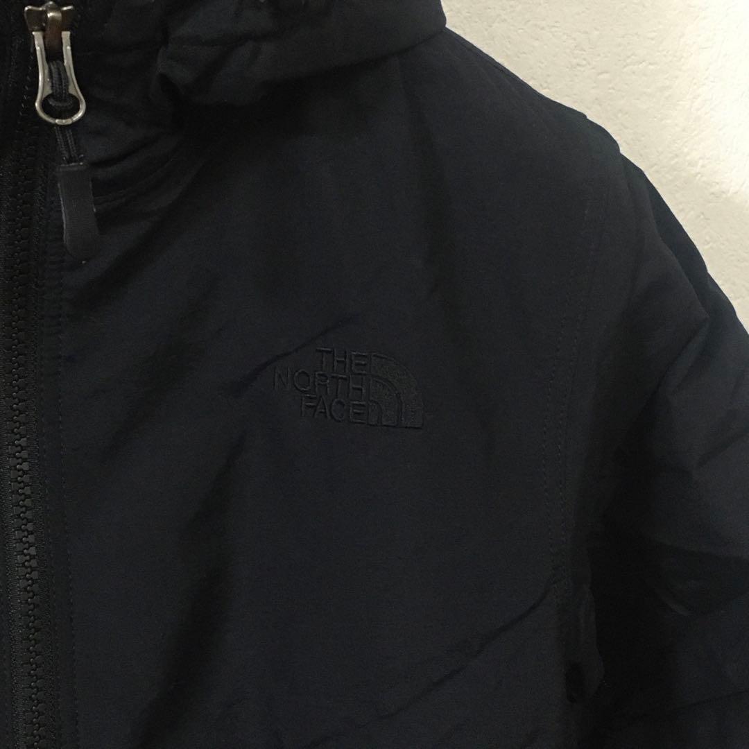 良品　ノースフェイス　コンパクト　ノマド　ジャケット　女性M　黒　ゴールドウイン