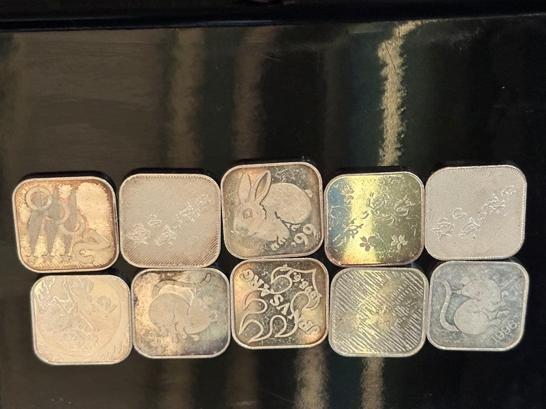 純銀 メダル 銘板 43.61ｇ