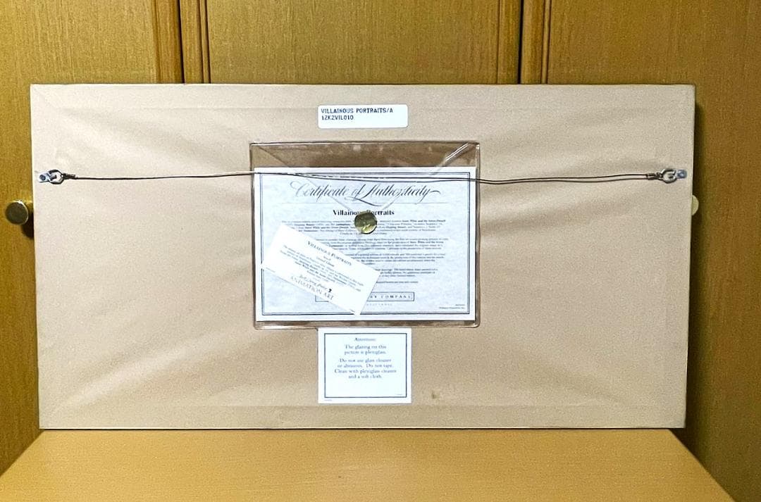 限定品★マレフィセント 魔女 白雪姫 クルエラ セリグラフ セル画 額縁