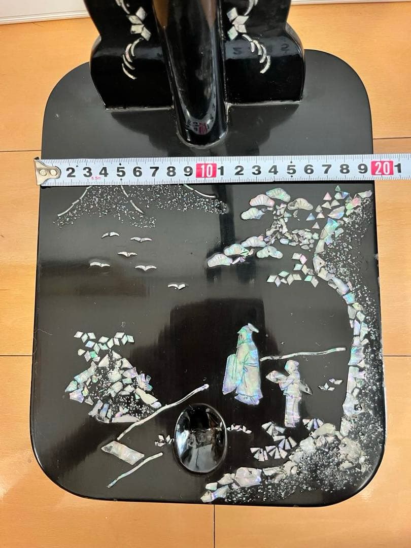 刀掛け　螺鈿