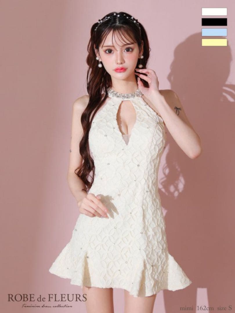 sugar ROBE de FLEURS ローブドフルール　キャバドレス　S