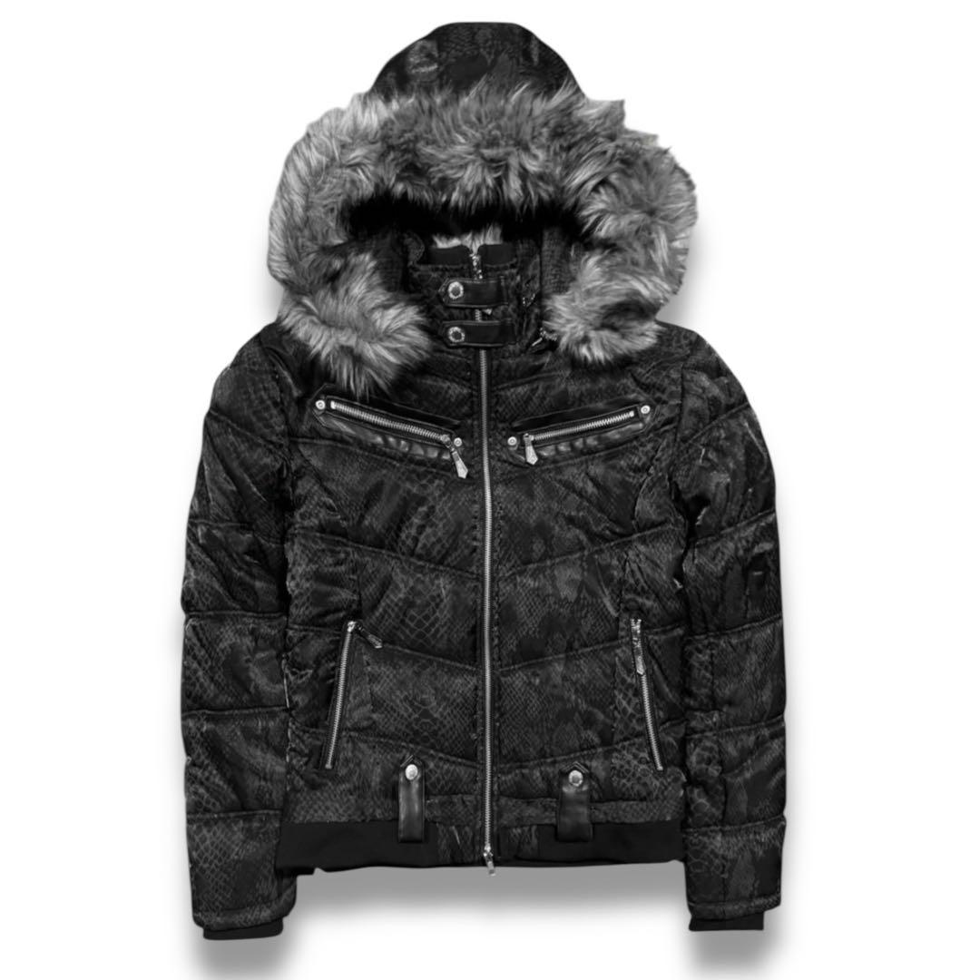 BURNINGS SHO python fur jacket V系 y2k