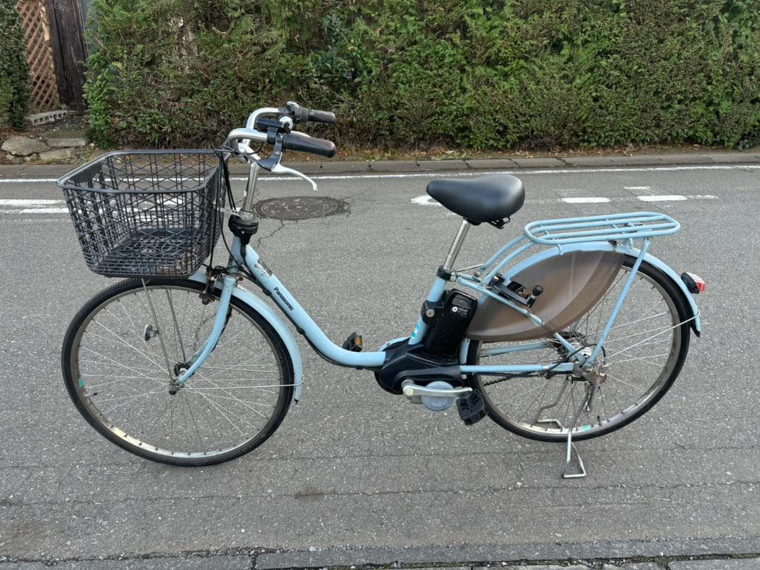 パナソニック 電動自転車 ビビスタイル 26型 16Ah マットブルーグレー