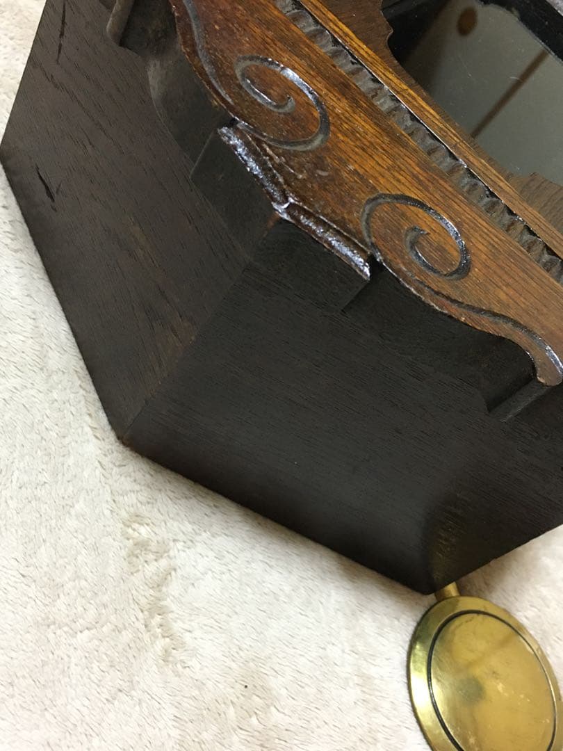 大正 戦前ゼンマイ振り子時計 整備済み