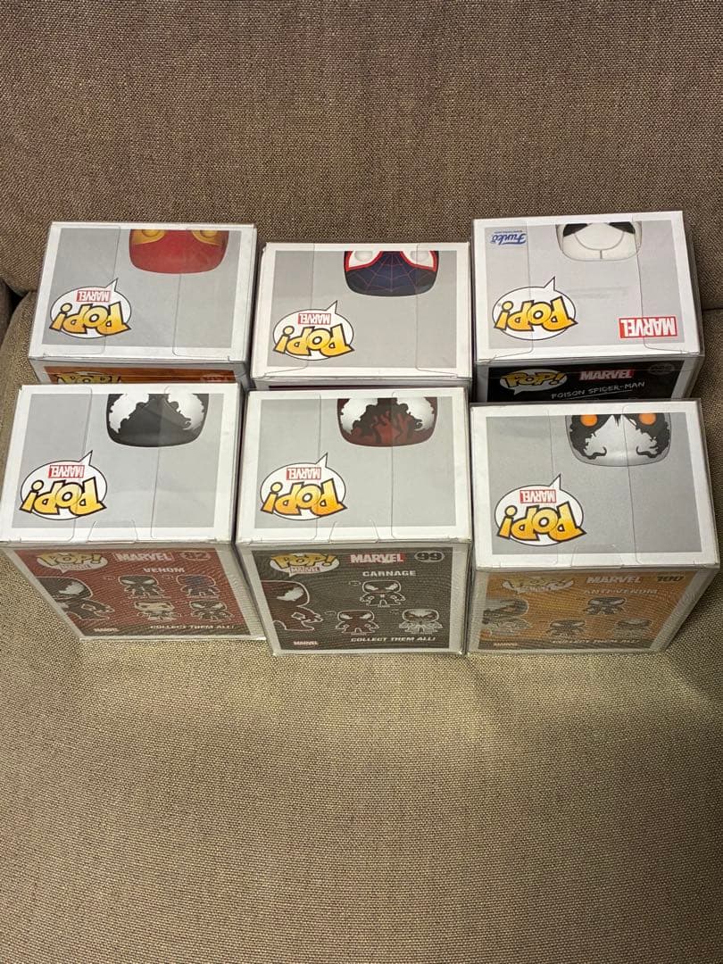 FUNKO POP 　スパイダーマン　ヴェノム　カーネイジ　アンチヴェノム　6点