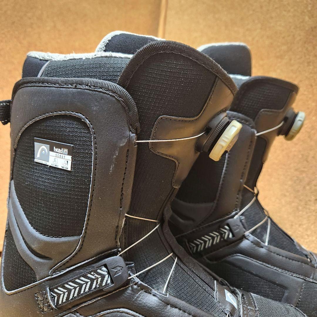 HEAD スノーボード　BoAダイヤルブーツ ブラック 26.5cm
