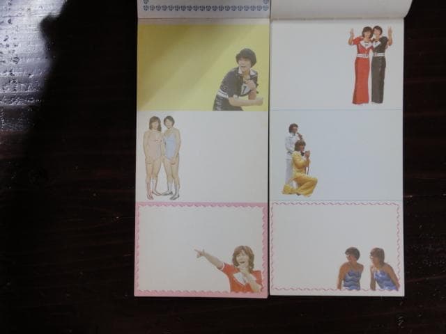 ビューティ・ペア   　1970年台当時もの　　メモ帳