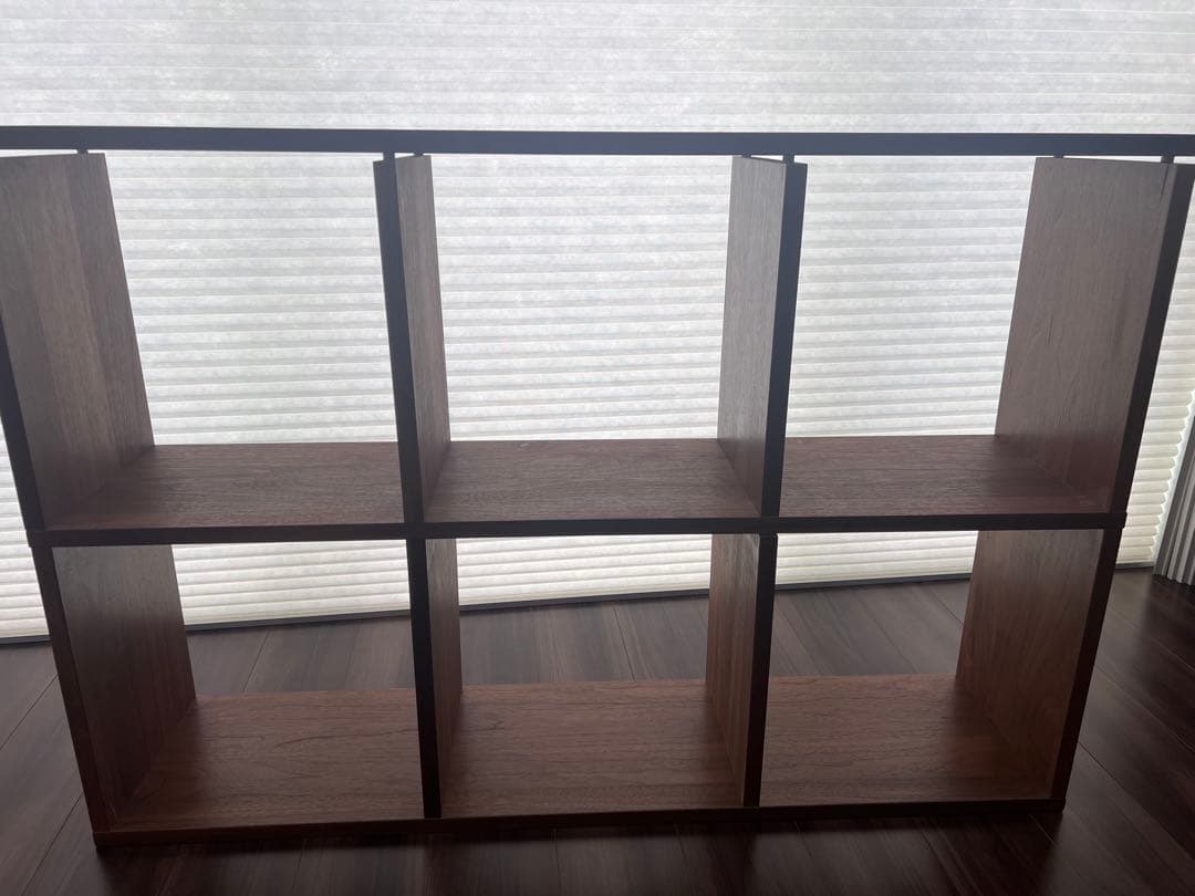 無印良品　スタッキングシェルフ　オーク材　ウォールナット