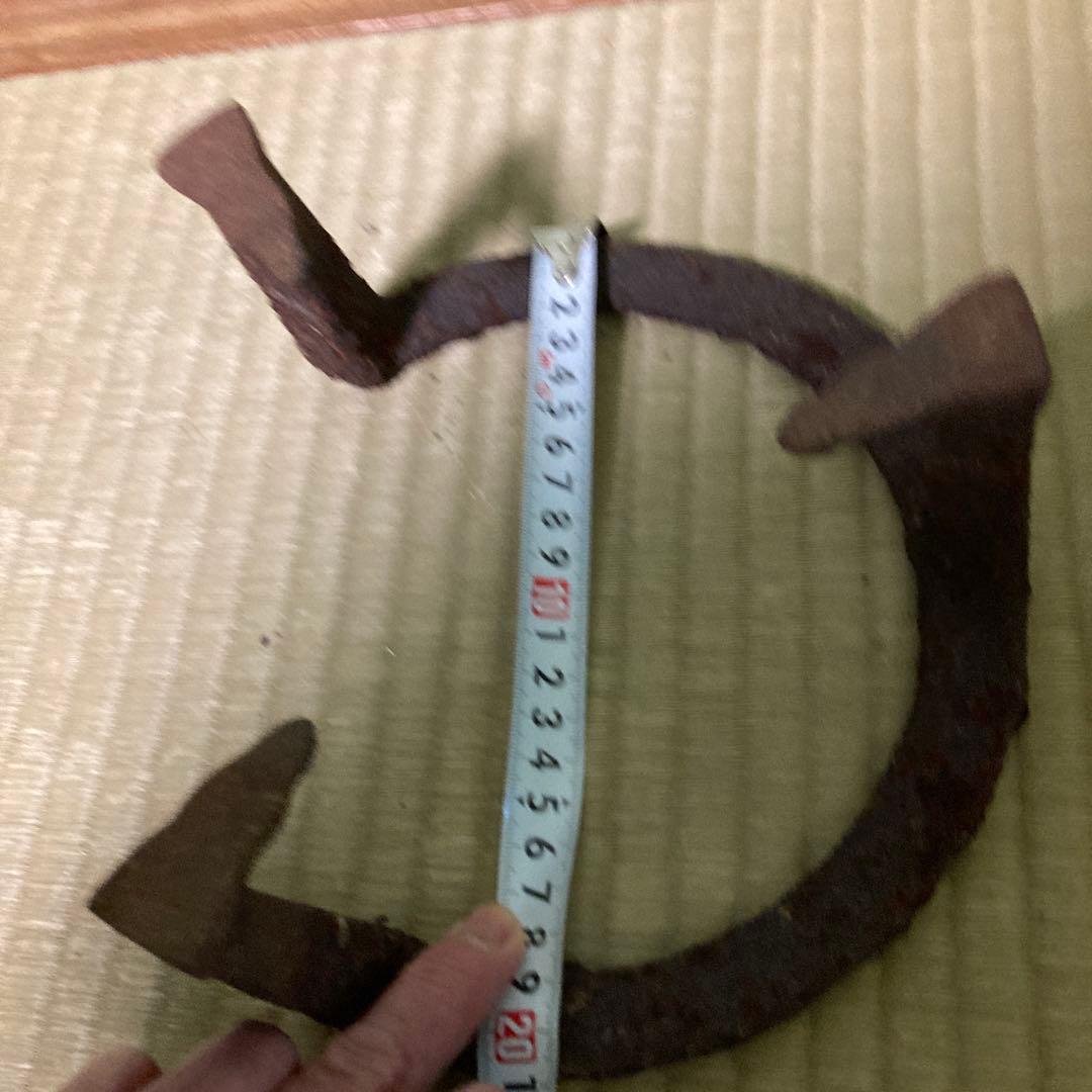 茶道　風炉　五徳➕敷瓦　三足風炉