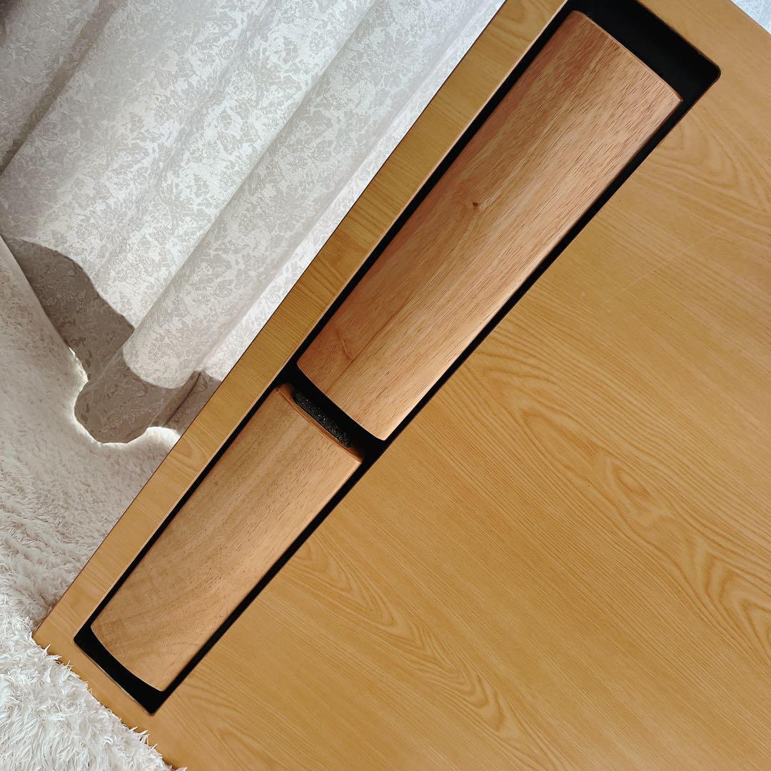 折りたたみ】協立工芸 天然木 木製 ローテーブル