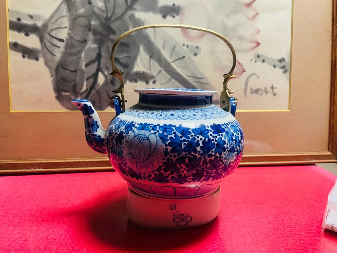 染付 水注