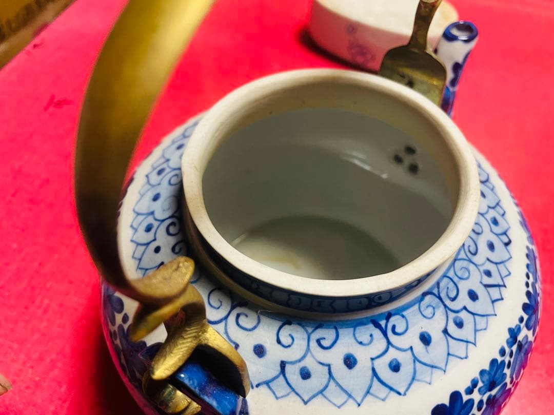 染付 水注