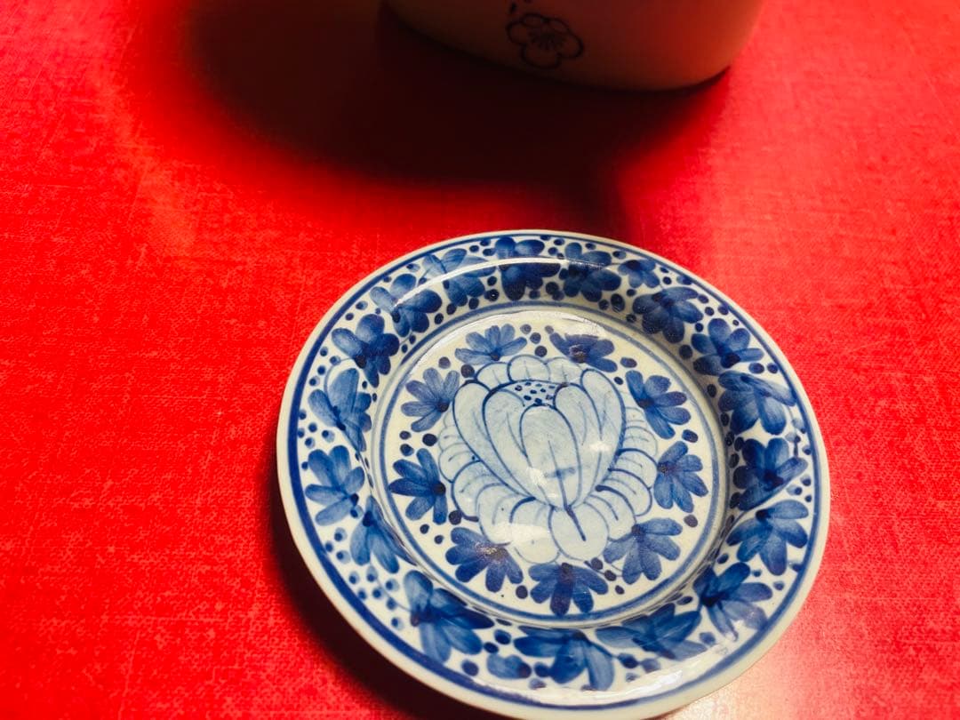 染付 水注