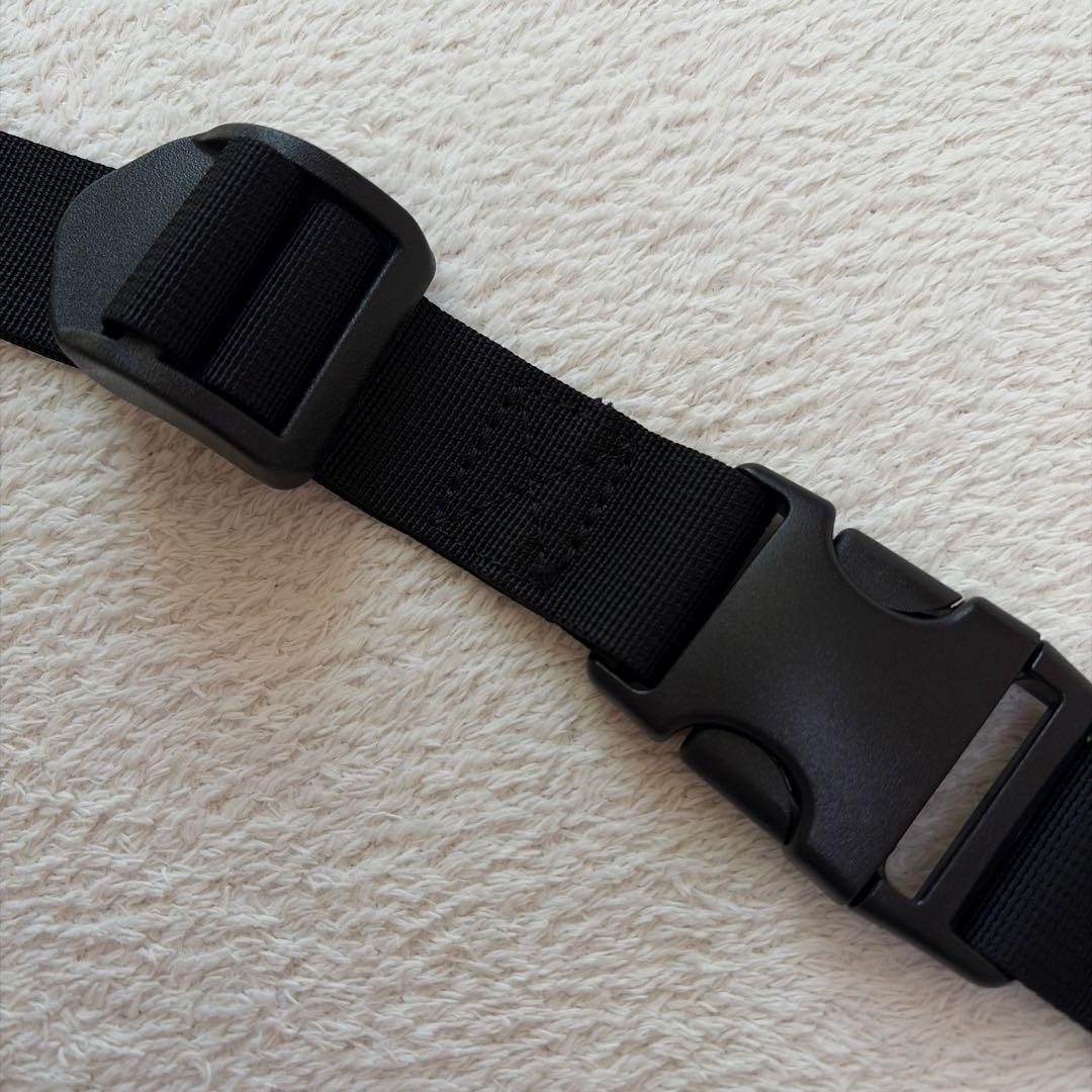 DANTON ダントン ポリエステルタフタ スリングバッグ ブラック