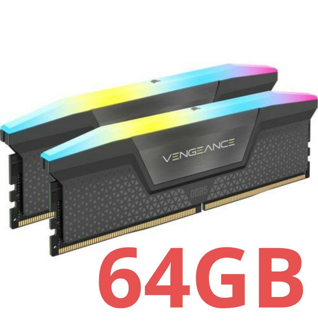 電*髭様 【新品】CORSAIR DDR5 64GB　CMH64GX5M2B52