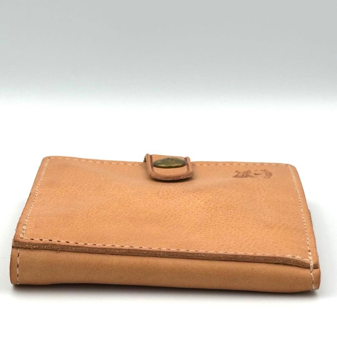 IL BISONTE イルビゾンテ 二つ折り財布　ヌメ　定番　ウォレット 美品
