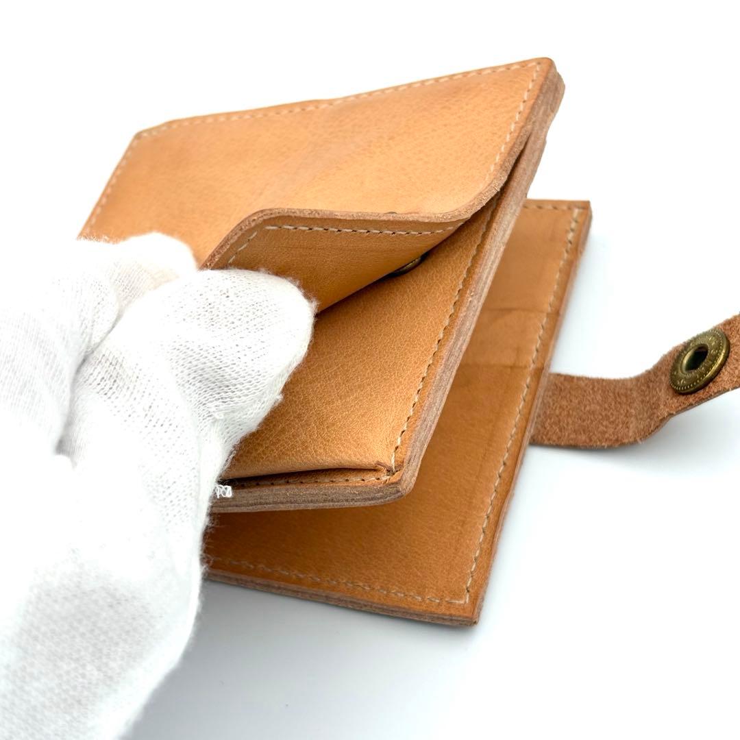 IL BISONTE イルビゾンテ 二つ折り財布　ヌメ　定番　ウォレット 美品