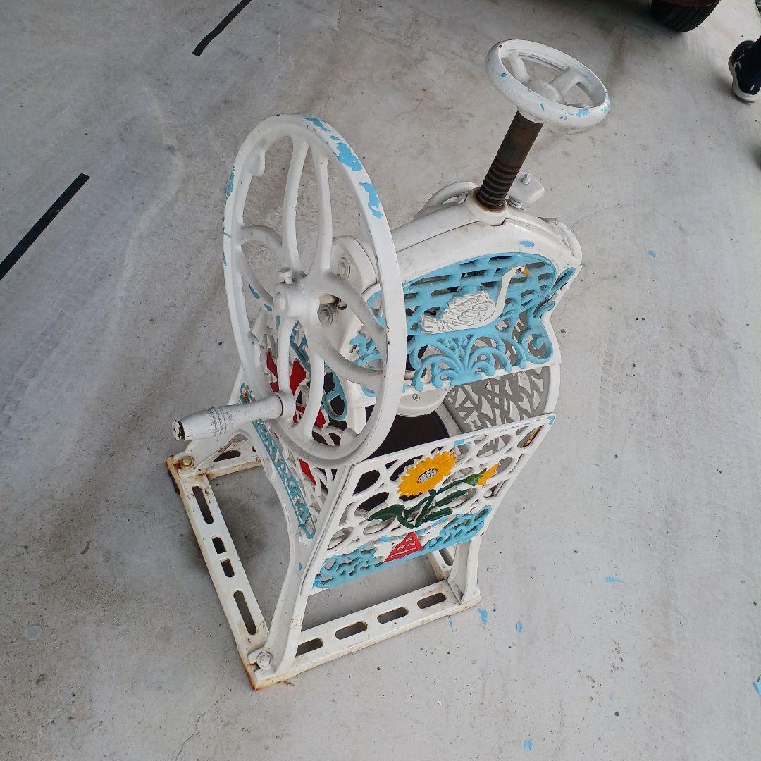 GW限定1000円引！レトロアンティーク♪かき氷機　手動　骨董品　ヴィンテージ