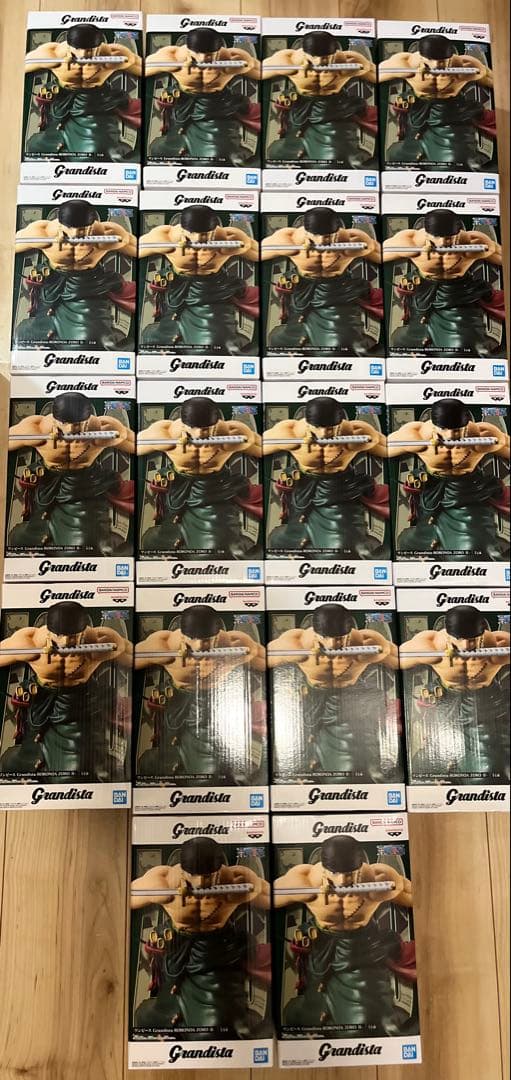 ワンピース Grandista ロロノア・ゾロ Ⅱ フィギュア　18個セット