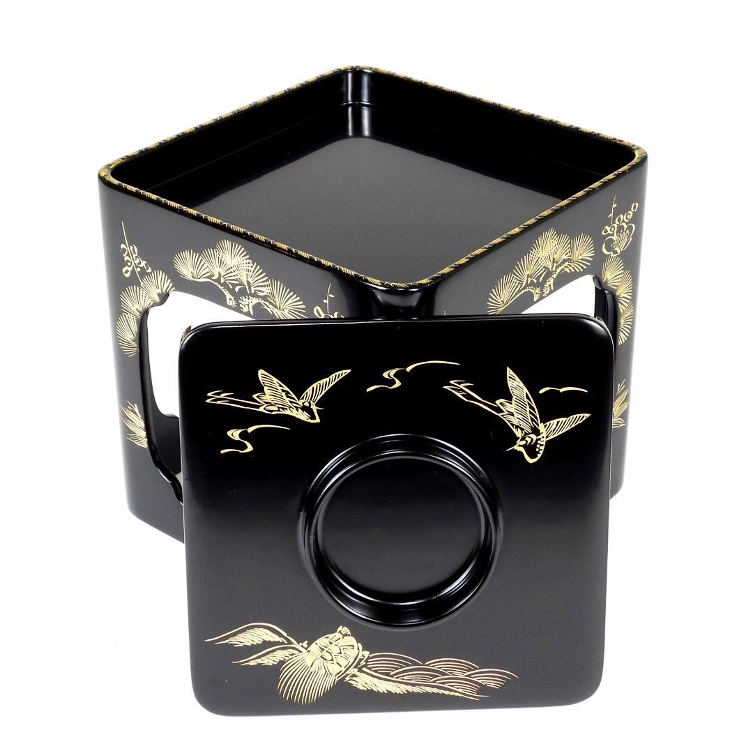 輪島塗　屠蘇器　正月　酒器　本漆　沈金　盃　銚子　盆　木製