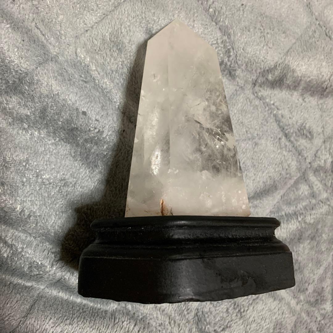 台座付き水晶