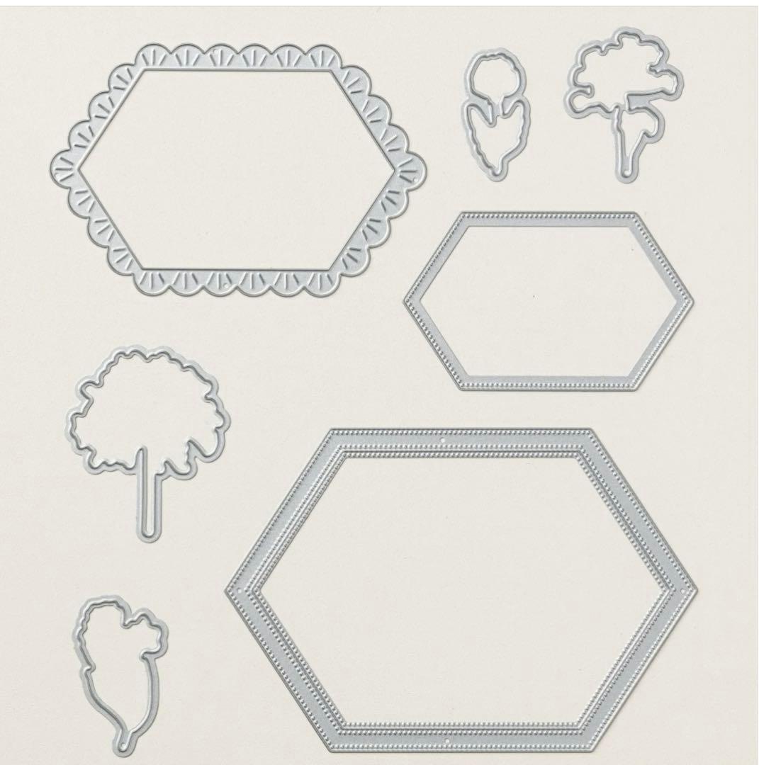 １点限り♡未使用　大人気重ねて重ねて可愛いフレームダイ&スタンプ