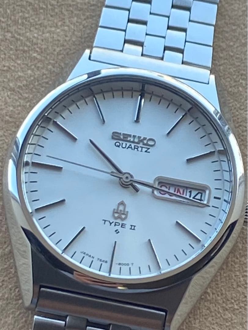 セイコーSEIKOタイプ２　電池新品　美品　稼働品