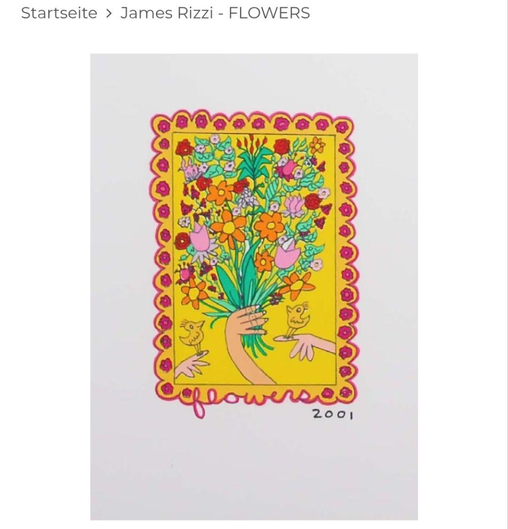 *＊*…James Rizzi 『 FROWERS 』*＊*…LOVEBIRDS