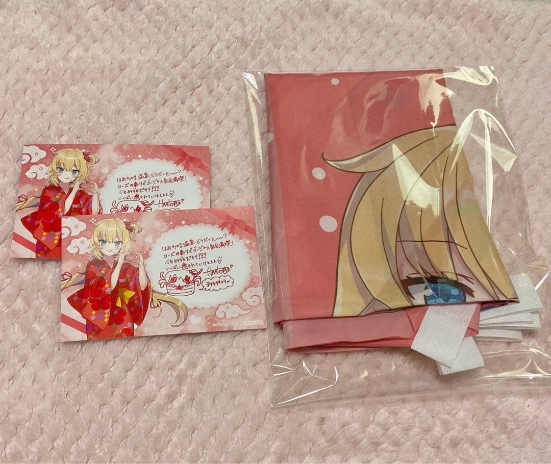 ホロライブ 極楽湯 コラボ装飾 のぼり 赤井はあと 非売品 おまけ付
