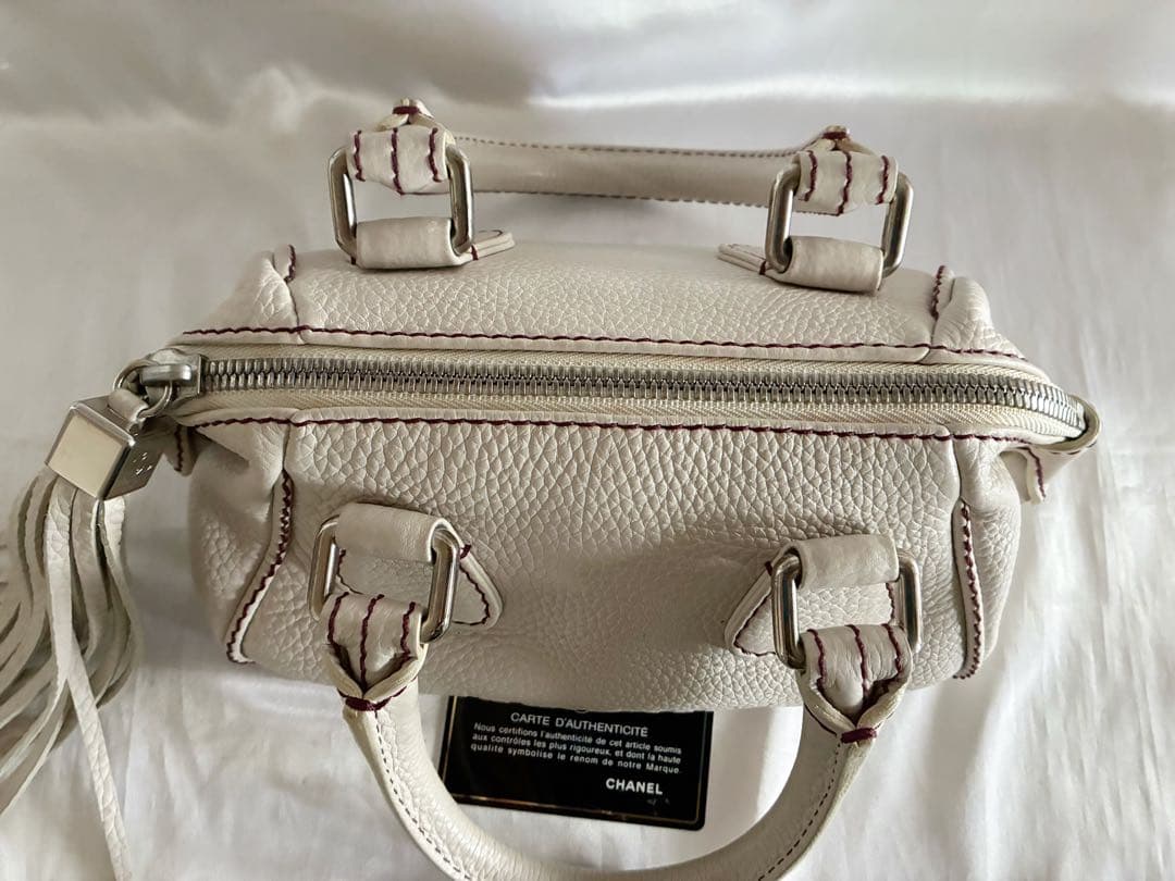 マーチ 様♡CHANEL キャビアスキン　フリンジ ハンドバッグ