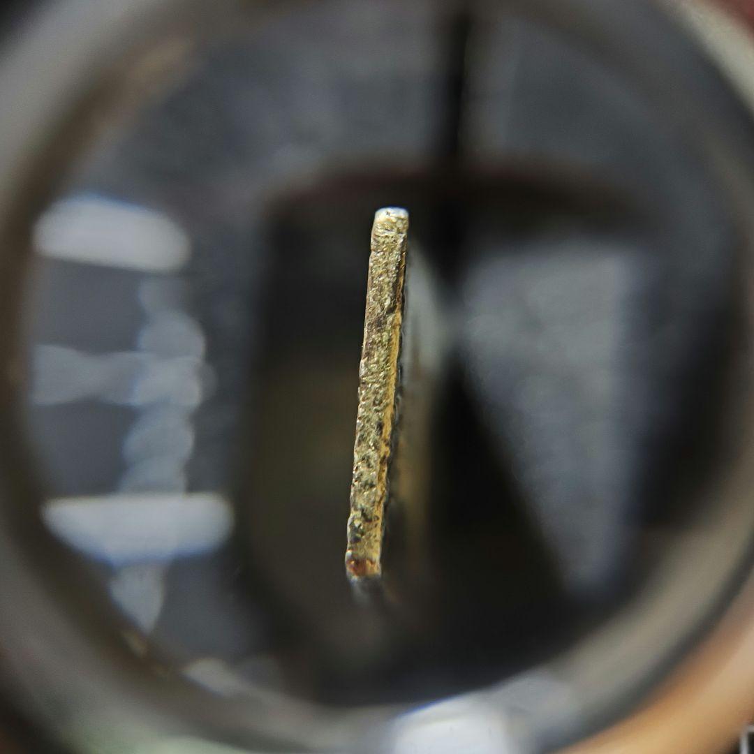 明治二分金 明治二分判金 本物 比重ok 止め分 古金銀