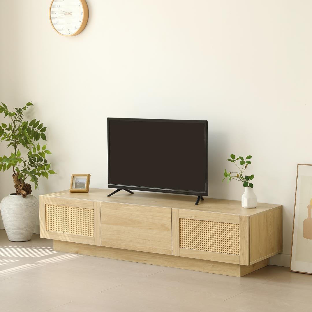【幅150cm】ナチュラル テレビ台 ローボード 収納 テレビボード 大容量