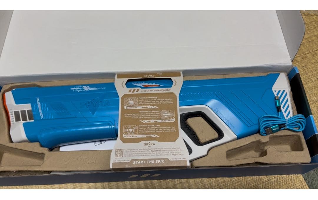 【２本セット】世界一の電動水鉄砲　スパイラ スリー　と電動ハンドウォーターガン