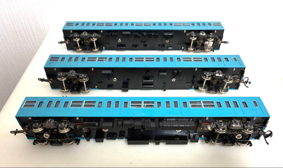 HOゲージ 103系通勤電車　スカイブルー　3両セット