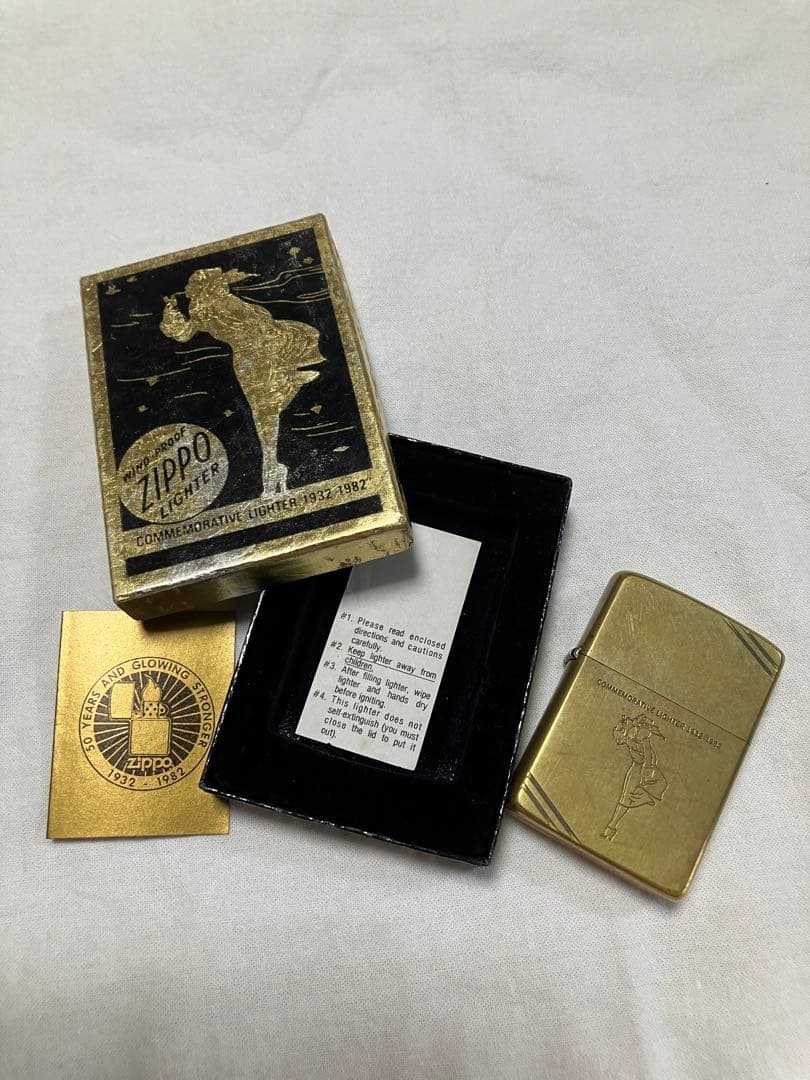 Zippo コメモラティブ1982年製 50周年記念ウィンディモデル