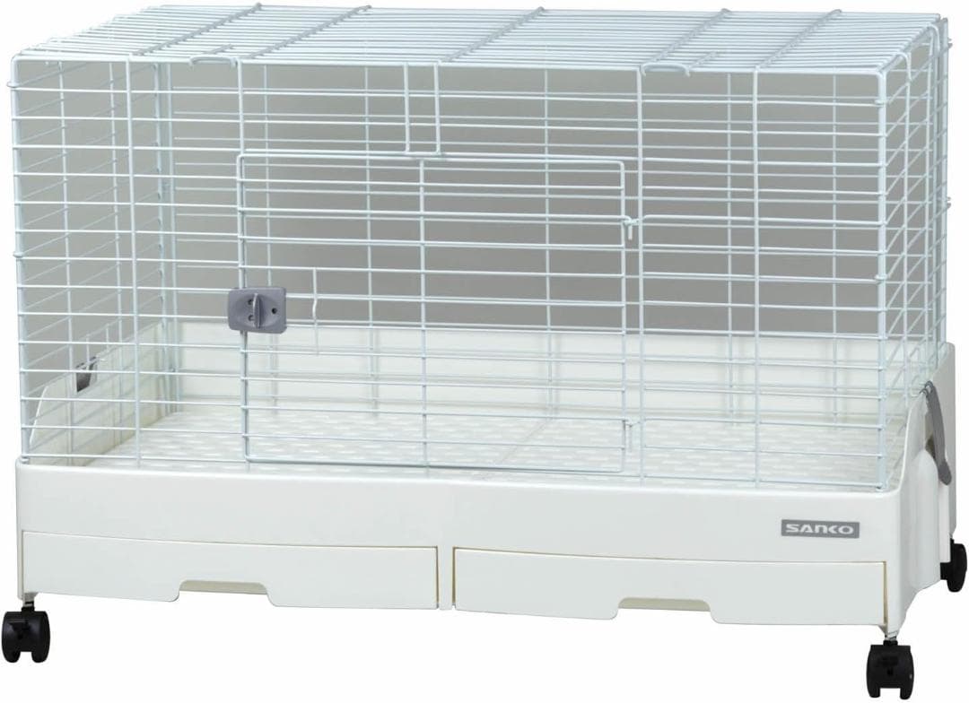 三晃商会 SANKO 小動物 組み立て C62 イージーホーム エボ 80WH白