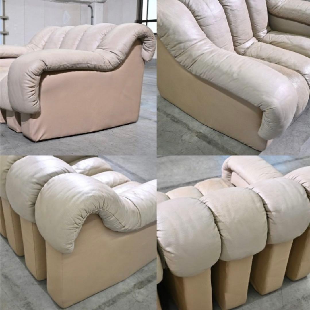 ①最高級 mobilia製 スネークソファ9連セットデセデ de sede