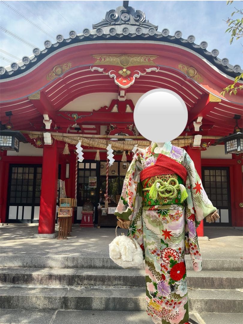 七五三　レトロ　アンティーク　7歳　着物