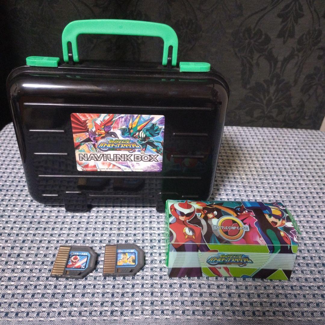 【ロックマンエグゼ ビースト】リンクペットEX&バトルチップ&カスタムジャケット