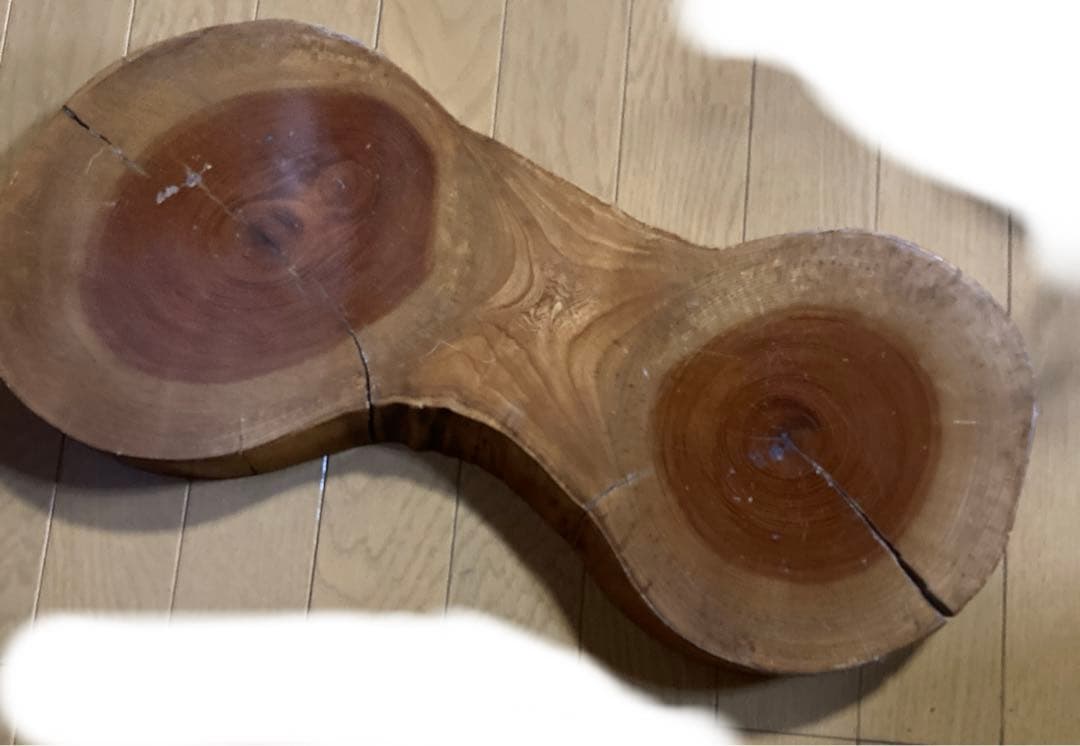 花台　飾り台　置台　木　貴重　2木目