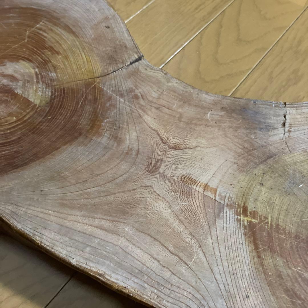 花台　飾り台　置台　木　貴重　2木目