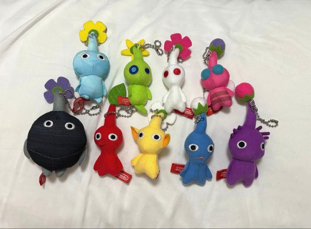 任天堂 ピクミン4 ぬいぐるみ ストラップセット 全種 マスコット