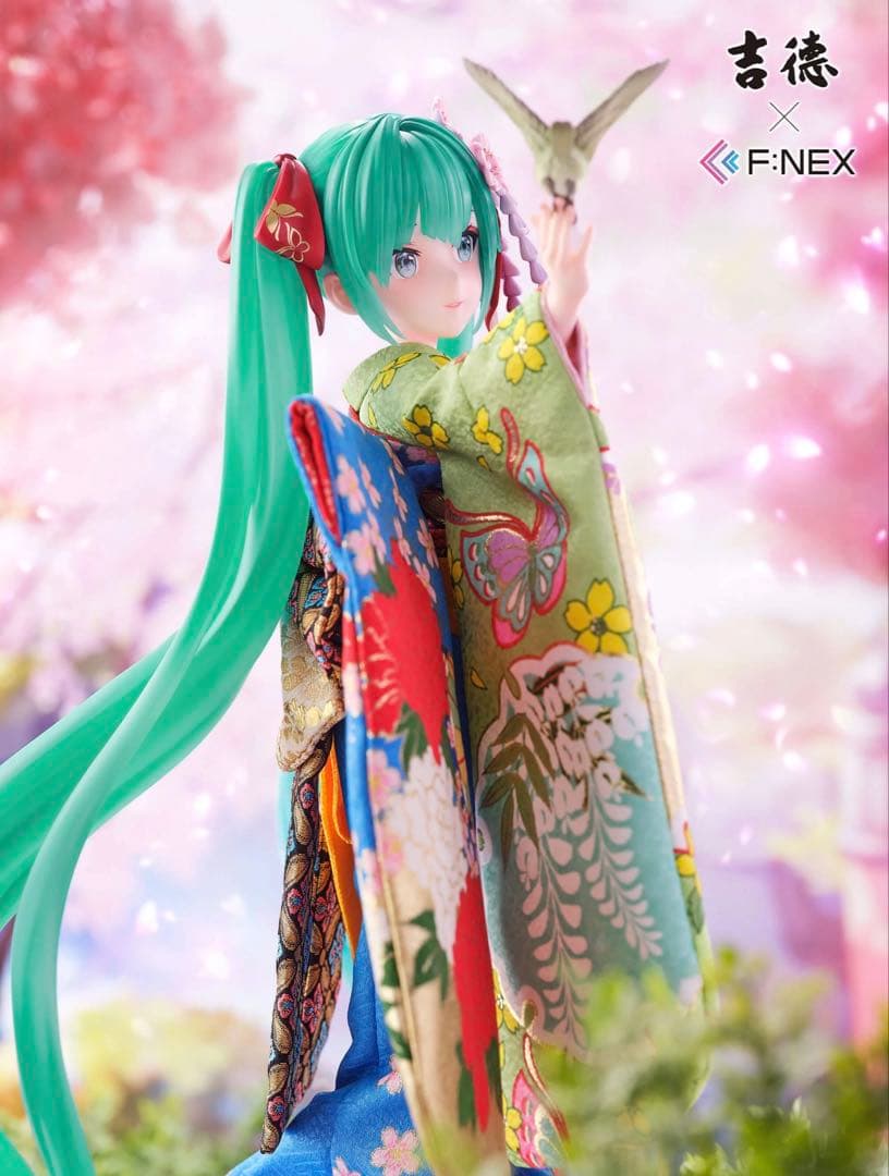 初音ミク 日本人形 1/4 フィギュア