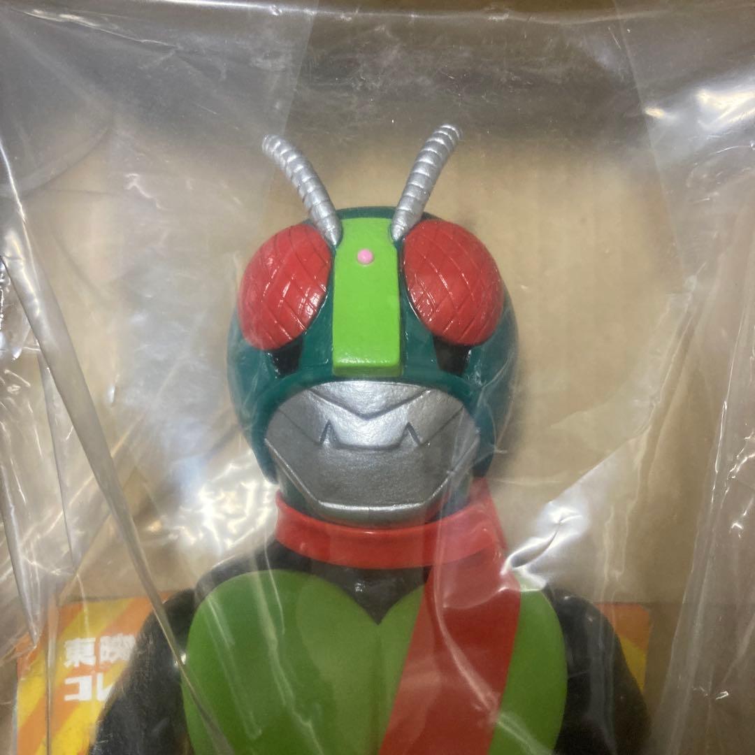 東映レトロソフビコレクション 原作版仮面ライダー(扉絵カラー・マスク取れ仕様)