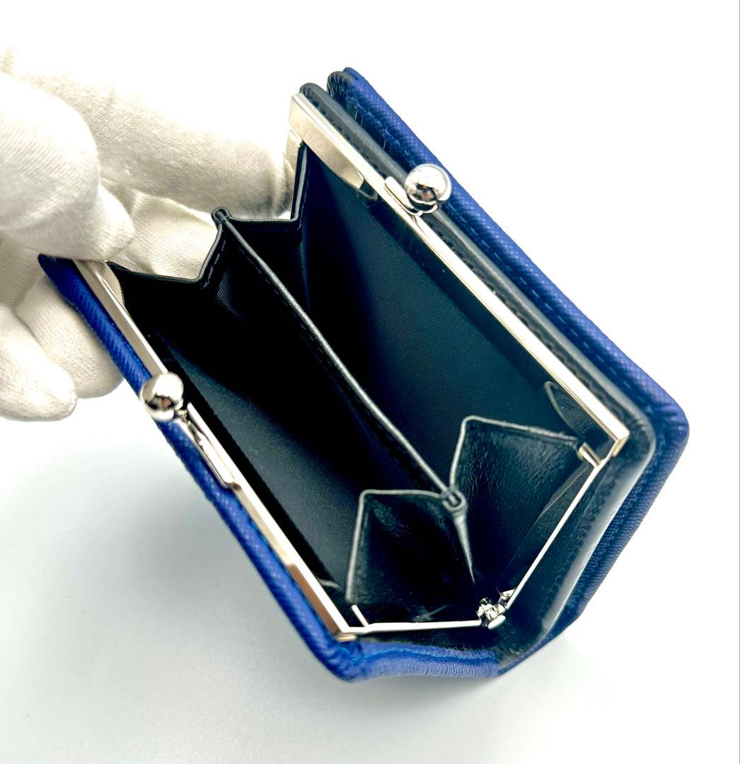 【最新✦新品】Vivienne Westwood 三つ折り財布 青 ブルー 人気