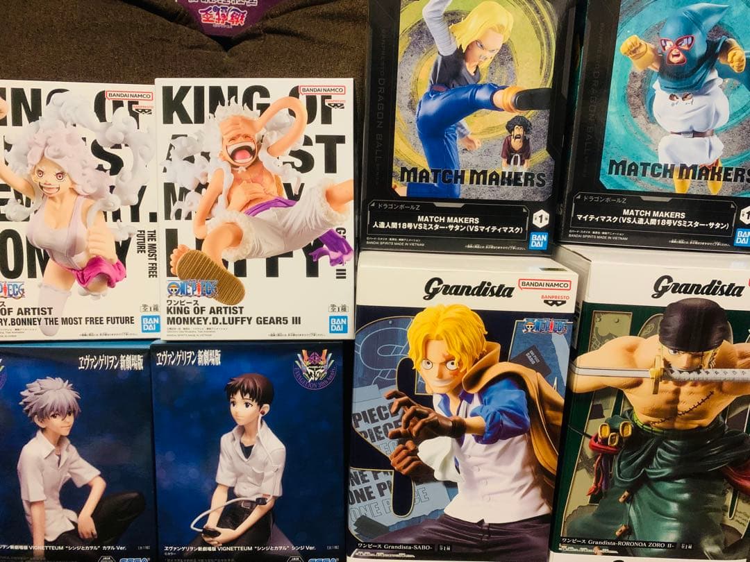 934 ゾロ　マイティマスク　18号　サタン　ニカ　ボニー　エヴァンゲリヲン