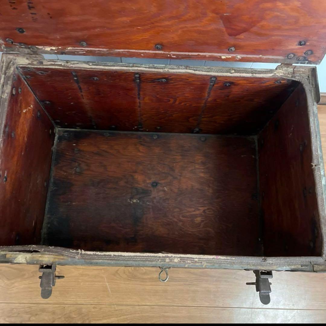 米軍　実物　US トランク　大　送料無料