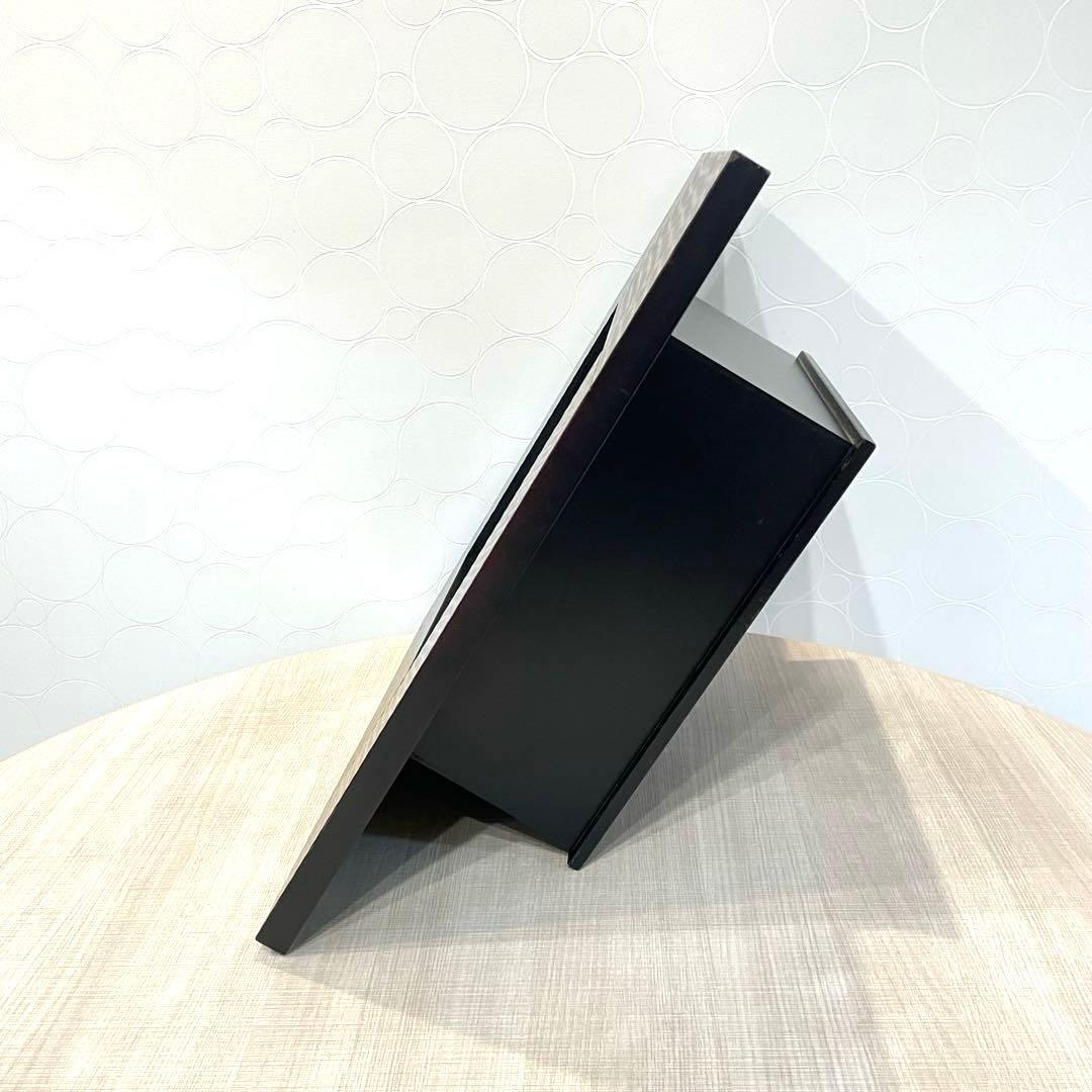 飾り台 漆塗り風 ローテーブル フクロウ装飾 座卓 ガラストップ 和モダン